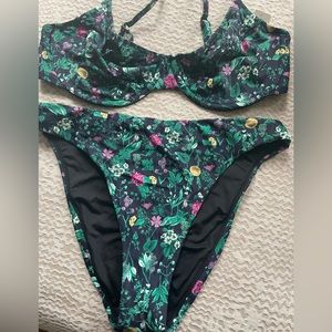 J Crew High Cut Bikini BNWT